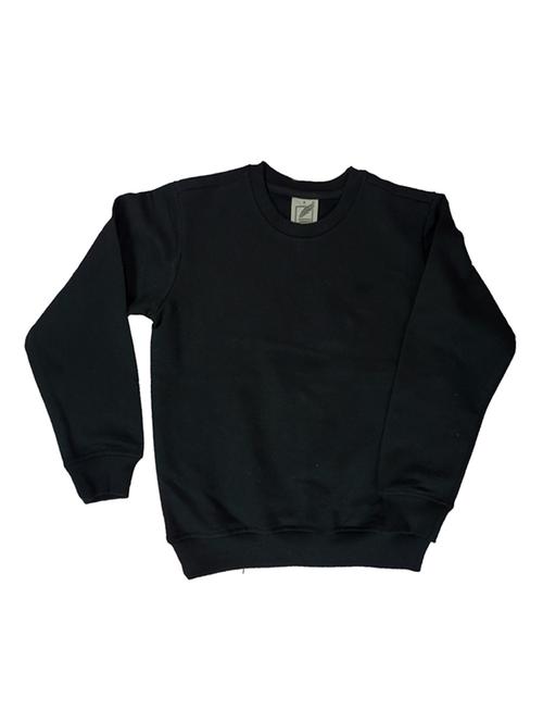solid black fleece sweatshirt - 21175987 - Very Small Image - 1