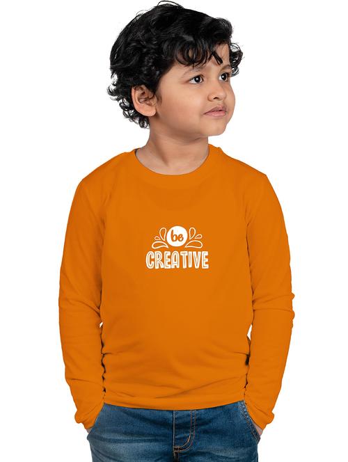 mustard cotton blend t-shirt - 21177006 - Very Small Image - 1