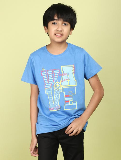 kids boy printed round neck t-shirt - 21177195 - Very Small Image - 1