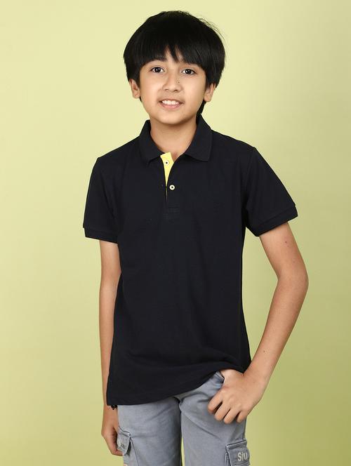 kids boy short sleeve polo t-shirt - 21177230 - Very Small Image - 1