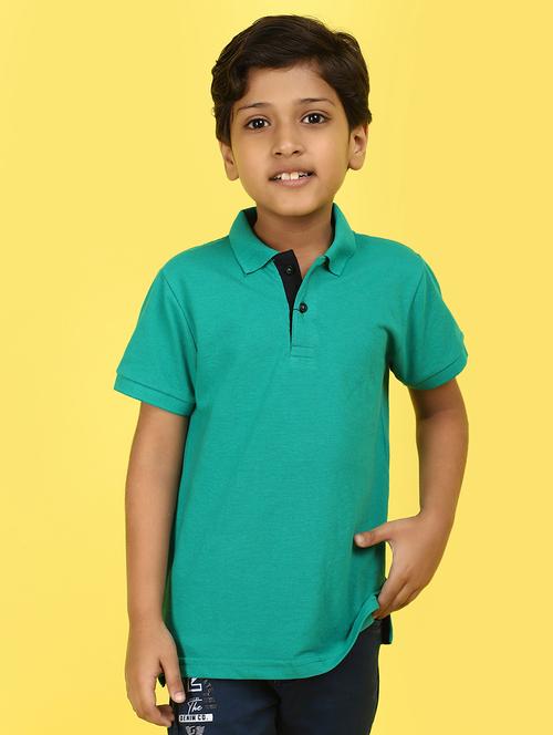 kids boy short sleeve polo t-shirt - 21177234 - Very Small Image - 1