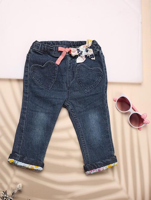 solid blue denim jeans - 21177355 - Very Small Image - 1