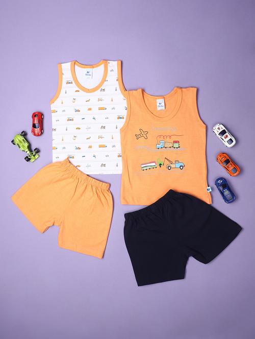 kids pack of 2 shorts twin set - 21177550 - Very Small Image - 1