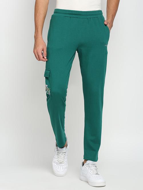 men solid full length track pant - 21178409 - Very Small Image - 1