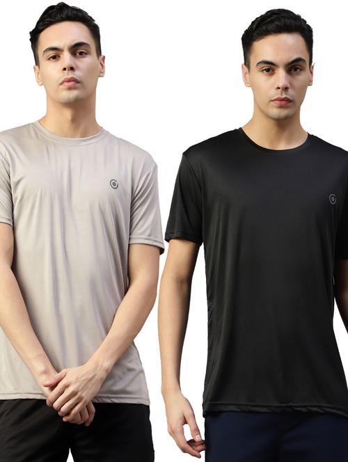 pack of 2 round neck plain t-shirt - 21179327 - Very Small Image - 1