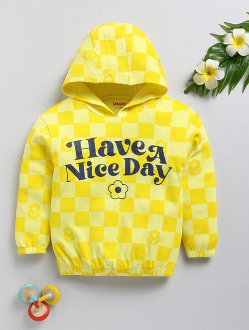 yellow cotton all over print sweatshirt - 21180644 - Very Small Image - 1