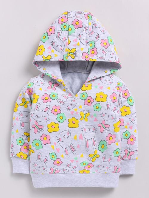 grey cotton all over print sweatshirt - 21180649 - Very Small Image - 1