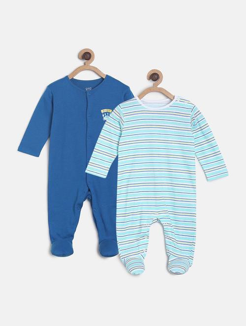 pack of 2 multi colored romper - 21181554 - Very Small Image - 1