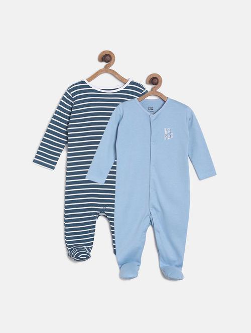 pack of 2 multi colored romper - 21181561 - Very Small Image - 1