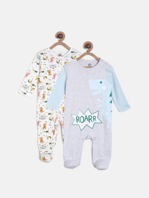 pack of 2 multi colored romper - 21181570 - Very Small Image - 1