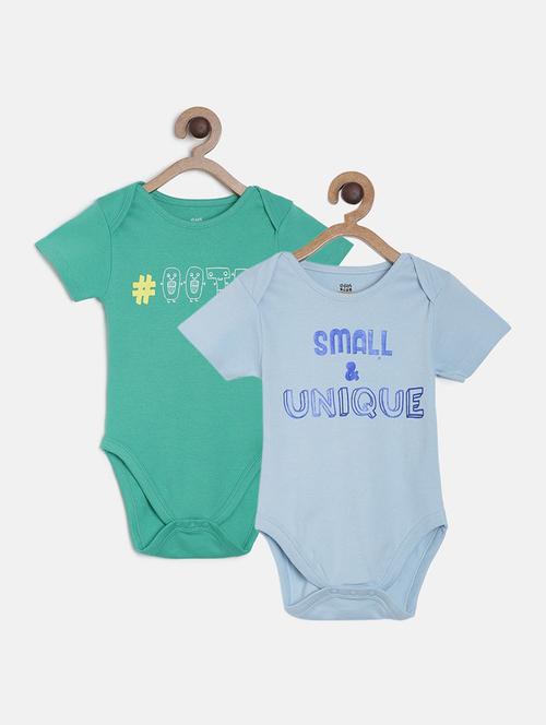 pack of 2 printed onesies - 21181663 - Very Small Image - 1