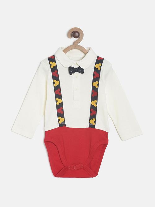 kids cotton solids romper - 21181681 - Very Small Image - 1
