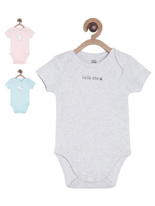 pack of 3 printed rompers - 21181694 - Very Small Image - 1