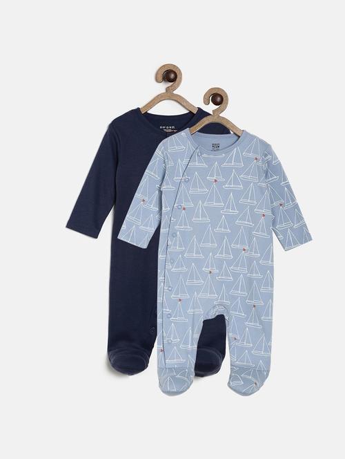 pack of 2 multi colored romper - 21181734 - Very Small Image - 1