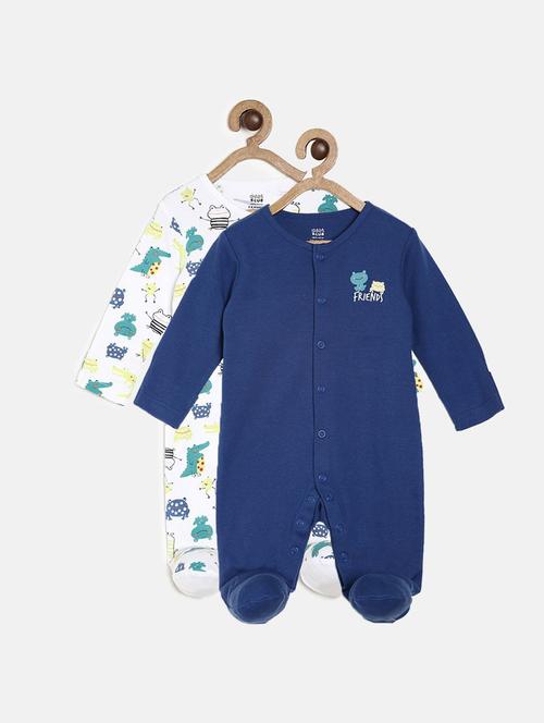 pack of 2 multi colored romper - 21181737 - Very Small Image - 1