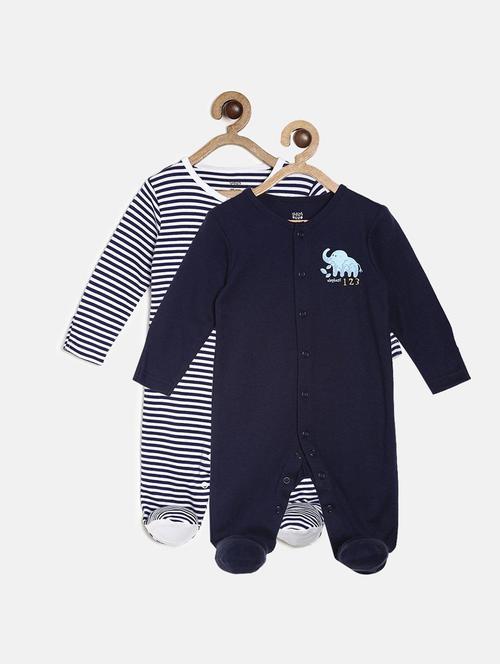 pack of 2 multi colored romper - 21181743 - Very Small Image - 1