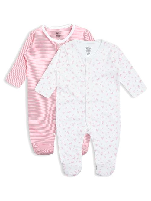 pack of 2 multi colored romper - 21181848 - Very Small Image - 1