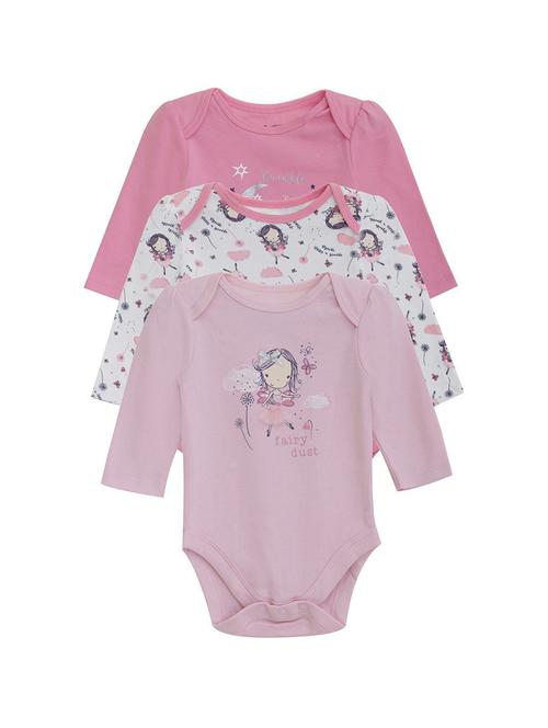 pack of 3 multi colored rompers - 21181871 - Very Small Image - 1