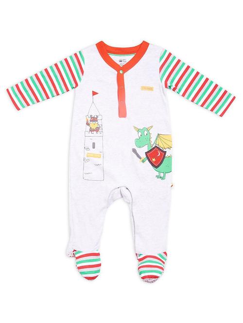 infant printed romper - 21181895 - Very Small Image - 1