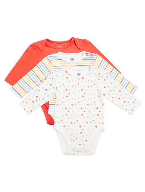 pack of 3 multi colored rompers - 21181919 - Very Small Image - 1