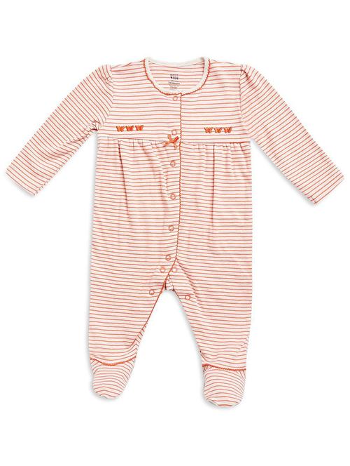 infant stripes printed romper - 21181936 - Very Small Image - 1