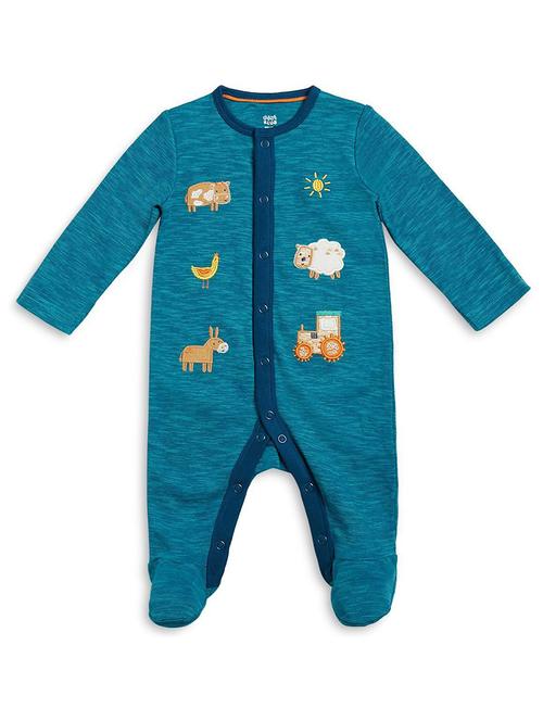 kids round neck printed romper - 21181966 - Very Small Image - 1