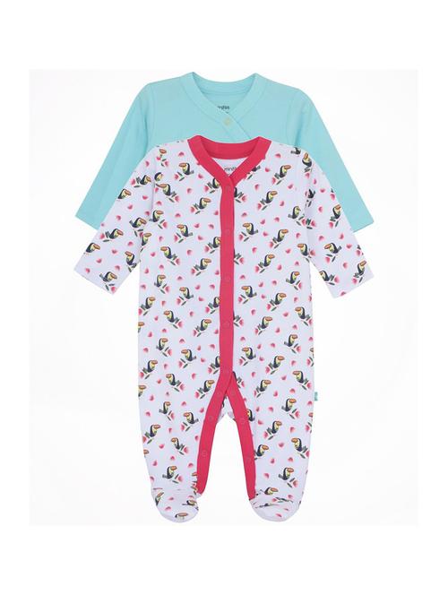 pack of 2 multi color romper - 21182020 - Very Small Image - 1