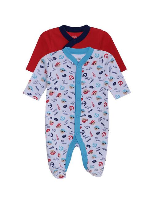 pack of 2 multi colored rompers - 21182023 - Very Small Image - 1