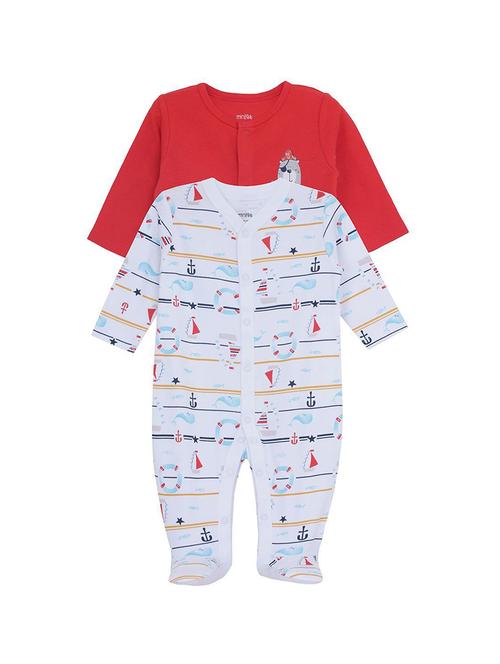 kids set of 2 printed casual romper - 21182035 - Very Small Image - 1