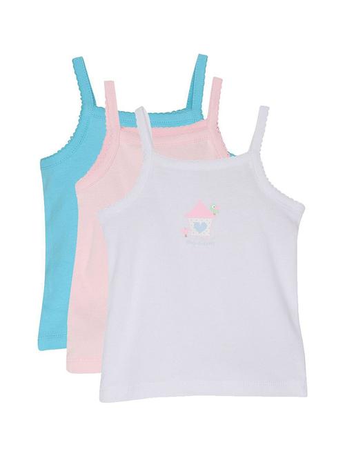 pack of 3 multi colored cotton slips - 21182110 - Very Small Image - 1
