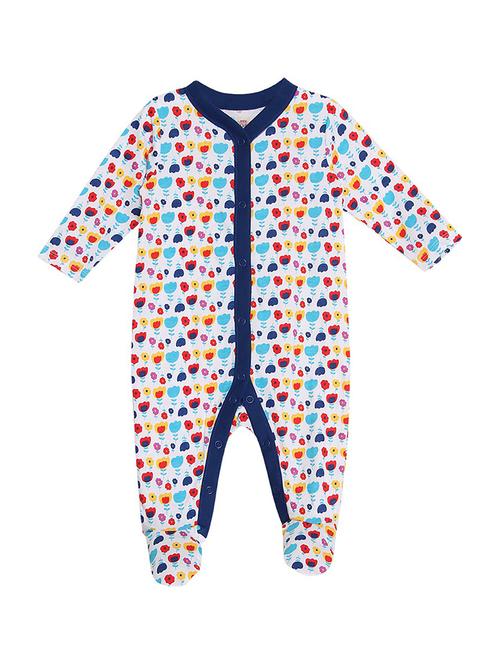 infant printed cotton romper - 21182251 - Very Small Image - 1