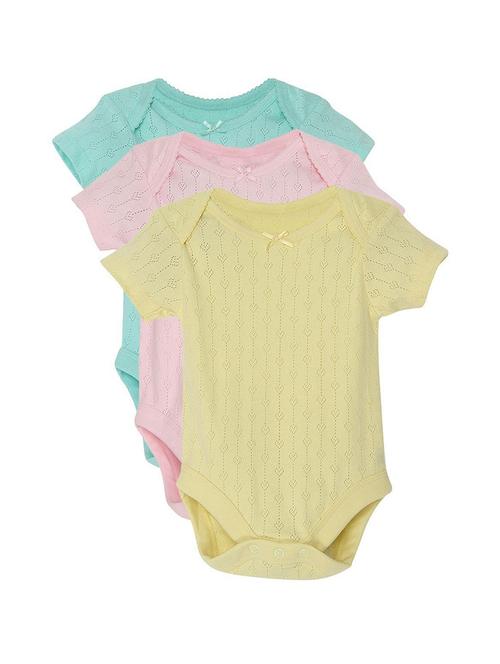 kids set of 3 solid onesies - 21182257 - Very Small Image - 1