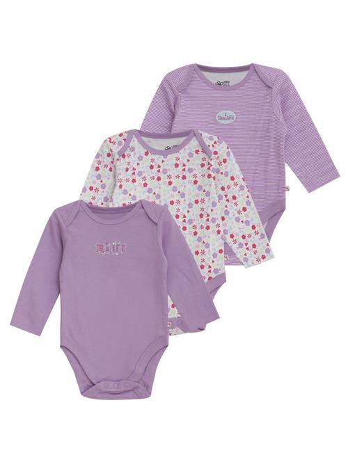 pack of 3 multi color romper - 21182385 - Very Small Image - 1