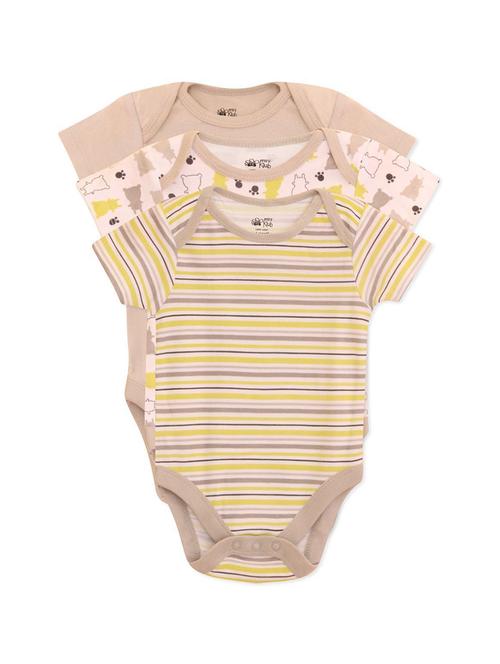 pack of 3 cotton romper - 21182432 - Very Small Image - 1