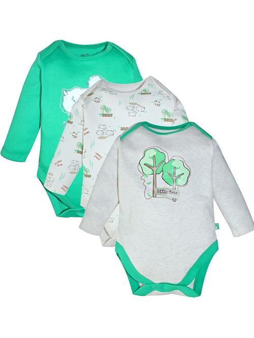 kids set of 3 printed onesies - 21182450 - Very Small Image - 1