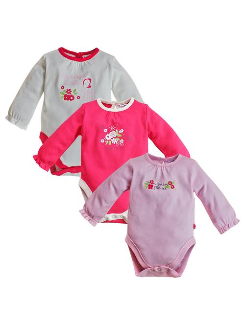 kids set of 3 printed onesies - 21182461 - Very Small Image - 1