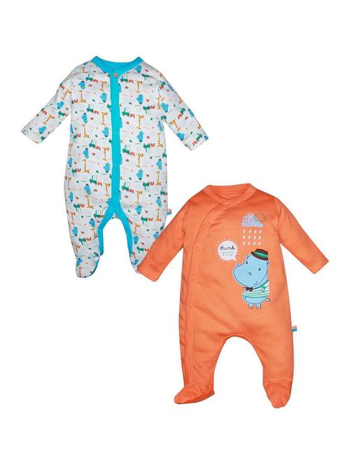 kids set of 2 printed casual romper - 21182492 - Very Small Image - 1