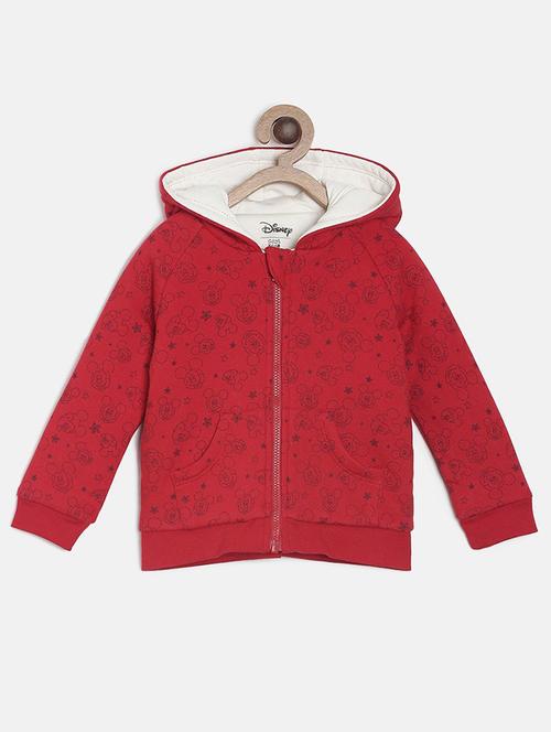 red cotton regular jacket - 21182737 - Very Small Image - 1