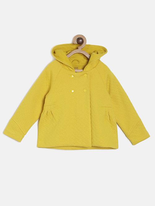 yellow cotton regular jacket - 21182743 - Very Small Image - 1