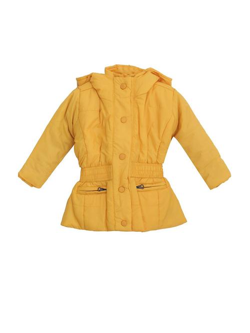 yellow solids long sleeves quilted jackets - 21182875 - Very Small Image - 1