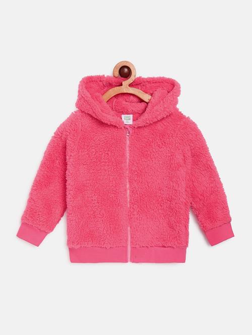 pink solids long sleeves jackets - 21182935 - Very Small Image - 1