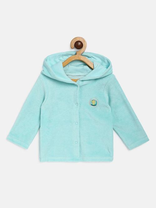 light blue solids long sleeves jackets - 21182938 - Very Small Image - 1