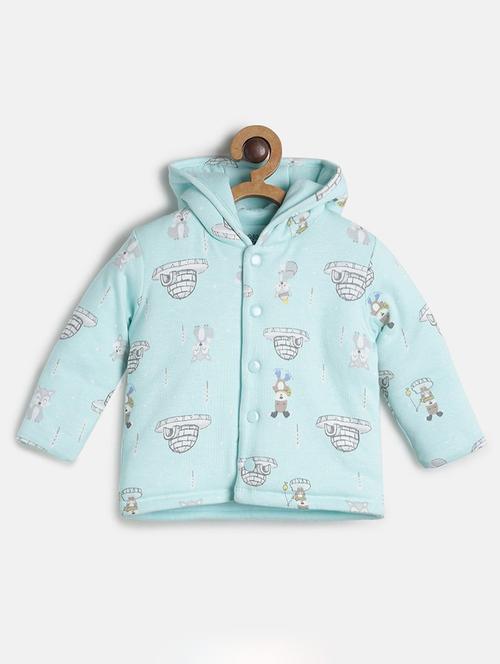 boy hooded long sleeves jacket - 21183007 - Very Small Image - 1