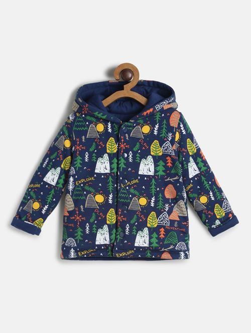 boy hooded long sleeves jacket - 21183014 - Very Small Image - 1