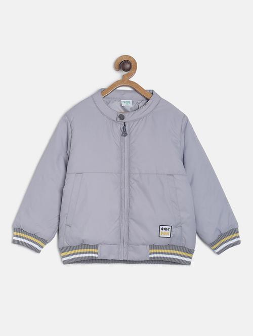 boy henley collar long sleeves jacket - 21183030 - Very Small Image - 1