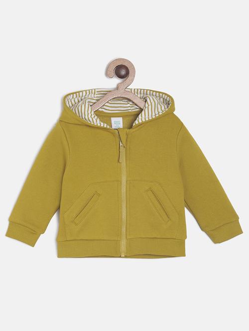 yellow cotton regular jackets & coat - 21183061 - Very Small Image - 1