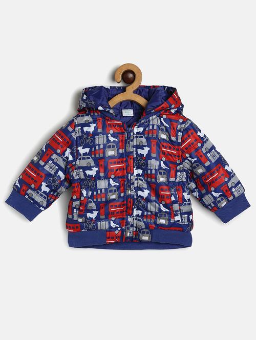 multi colored polyester regular jackets & coat - 21183100 - Very Small Image - 1