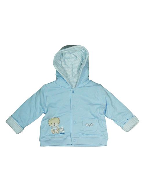 light blue cotton blend quilted jackets & coat - 21183152 - Very Small Image - 1