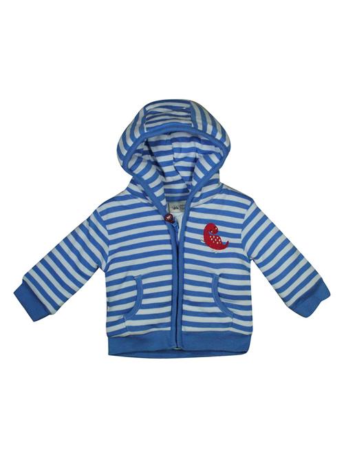 blue cotton blend regular jackets & coat - 21183163 - Very Small Image - 1
