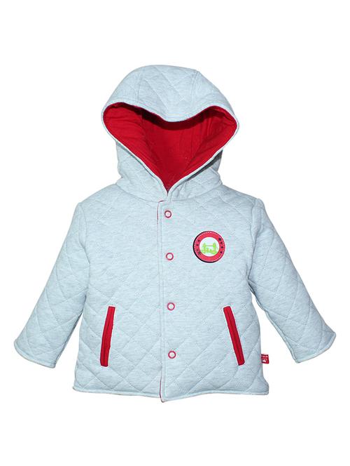 grey cotton blend quilted jackets & coat - 21183181 - Very Small Image - 1